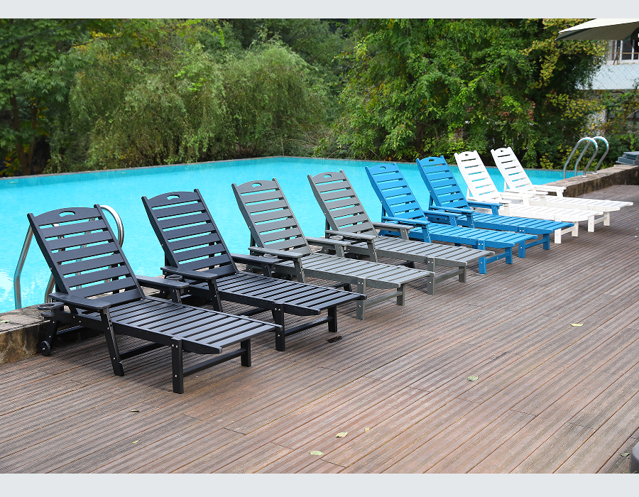 Set Lounge Adirondack Minimalist HDPE Pure White 2-Pacáiste