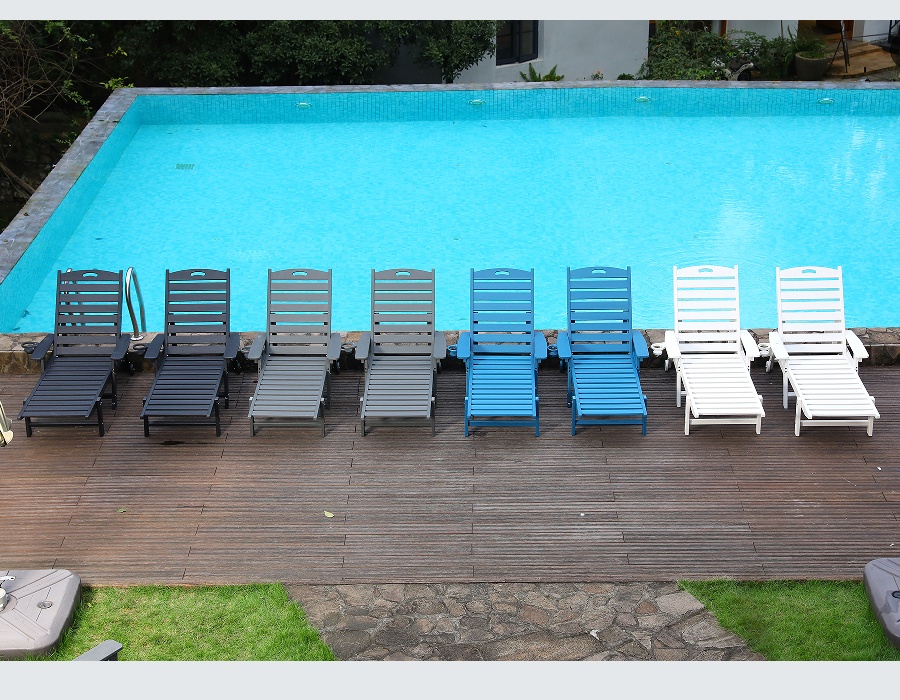 Set Lounge Adirondack Minimalist HDPE Pure White 2-Pacáiste