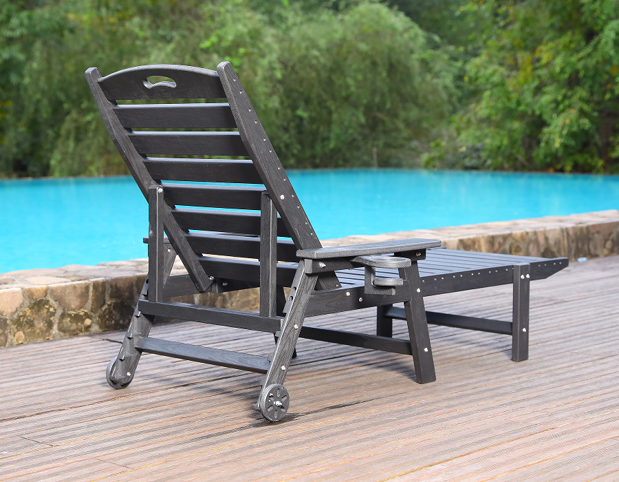 Set Lounge Adirondack Minimalist HDPE Pure White 2-Pacáiste