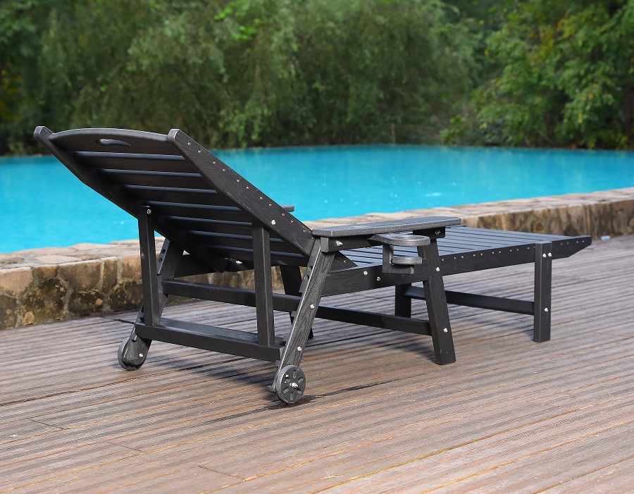 Set Lounge Adirondack Minimalist HDPE Pure White 2-Pacáiste