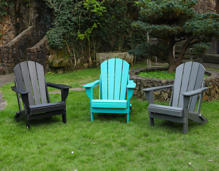 Cathaoirleach Adirondack Frog Turquoise HDPE bríomhar