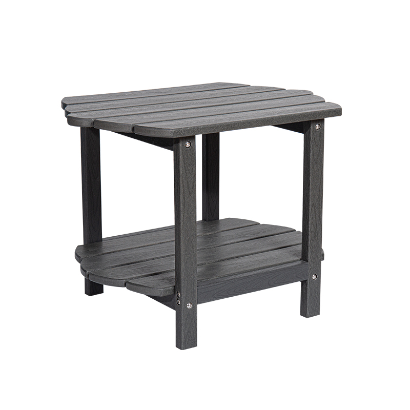 Ábhar HDPE Tábla Caife Dhá Shraith Sturdy Durable Minimalist