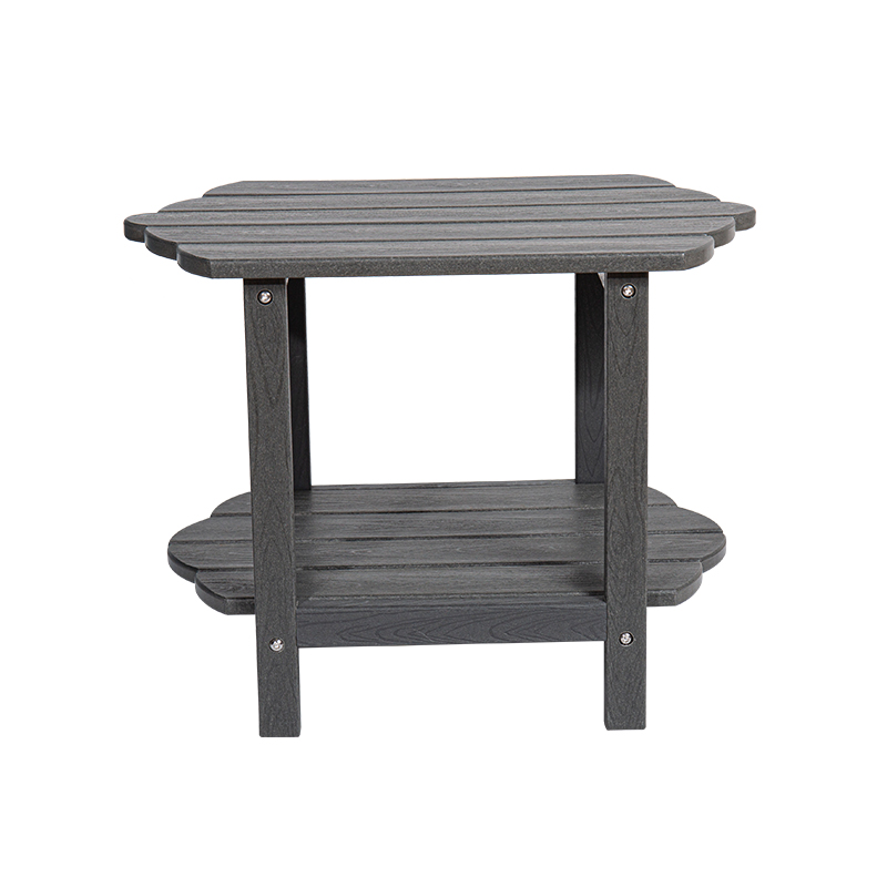 Ábhar HDPE Tábla Caife Dhá Shraith Sturdy Durable Minimalist